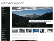 Tablet Screenshot of onthewaytosomewhere.com